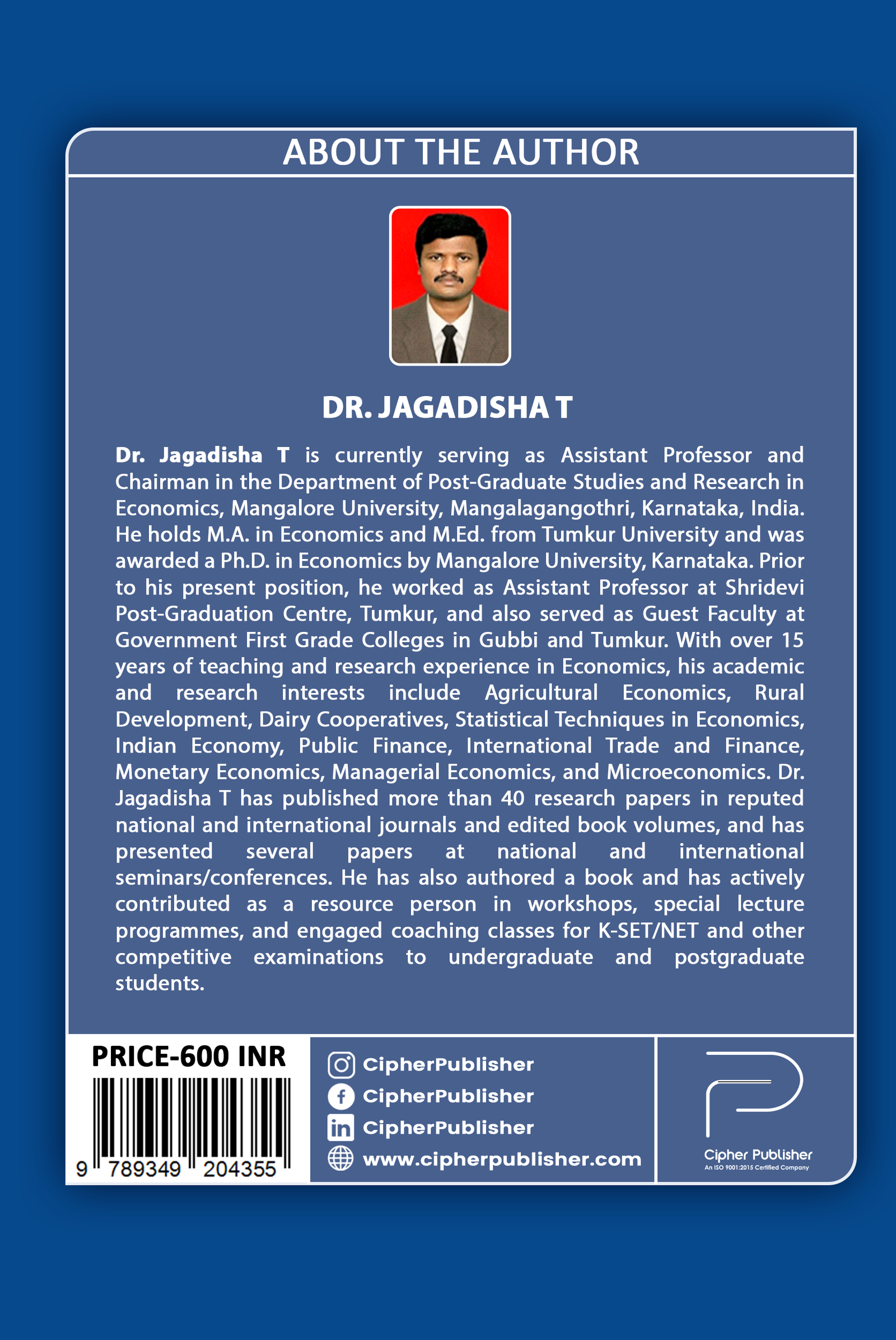 Entrepreneurship Development Management