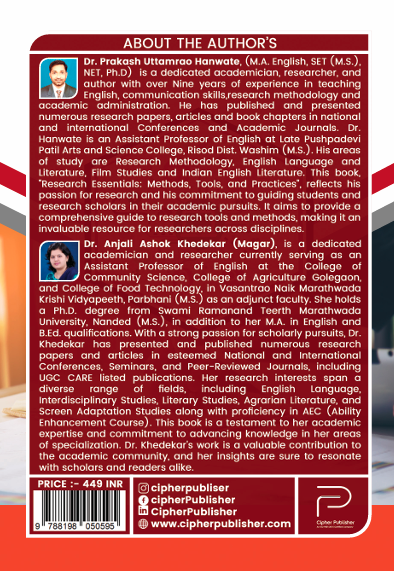 Research Essentials: Methods, Tools and Practices